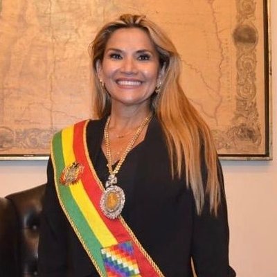 Presidenta de Bolivia dio positivo al COVID19