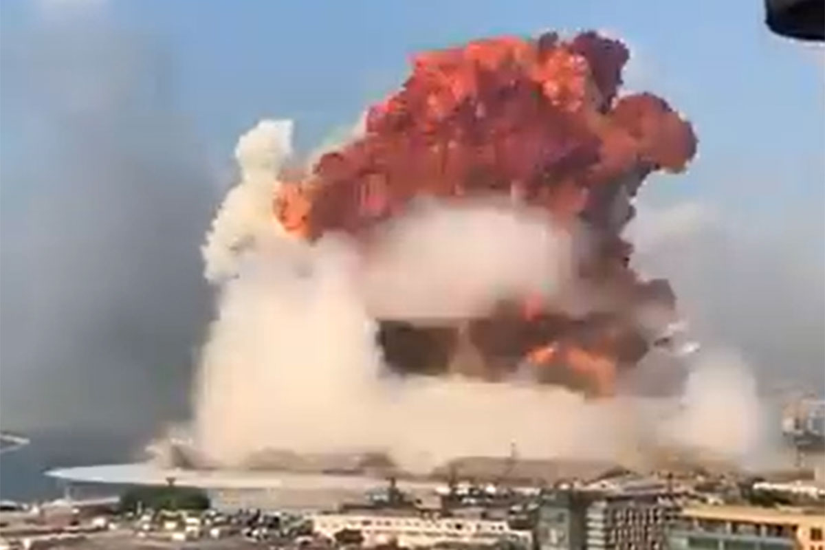 Explosión sacudió puerto de Beirut y deja decenas de muertos y al menos 400 heridos