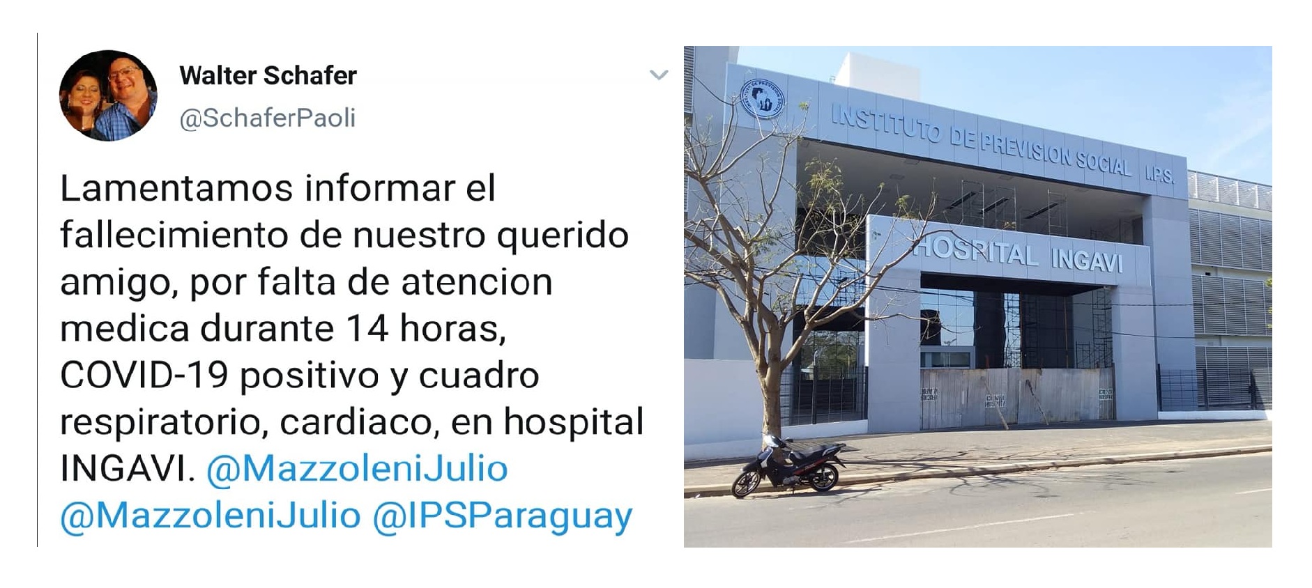 Autoridades del Ingavi niegan que paciente con COVID-19 haya muerto “abandonado en pasillo”