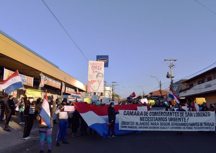 El 70% de comercios de San Lorenzo está a punto de cerrar por la crisis