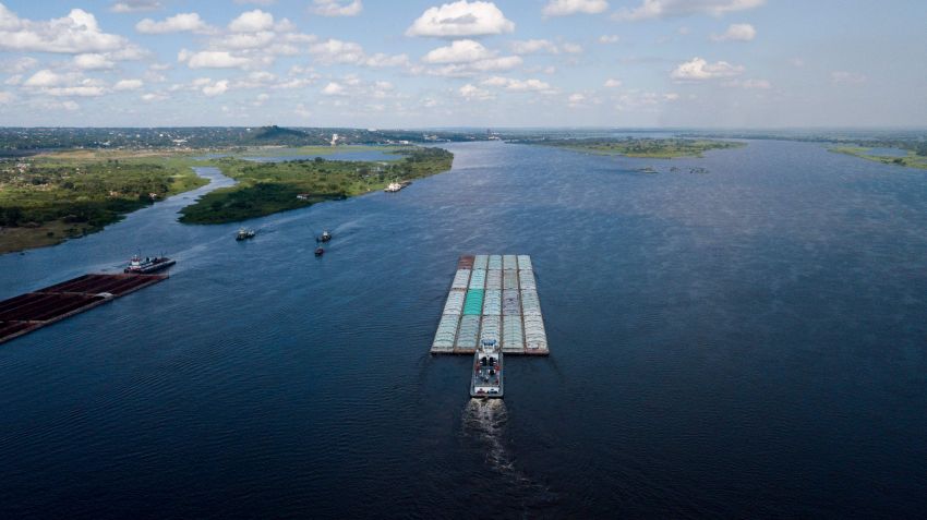 Sin lluvias importantes en meses y con bajo nivel del río Paraguay, preocupa exportación de soja