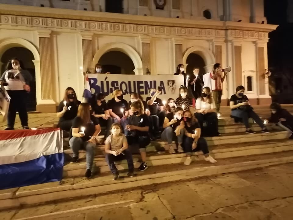 Emotiva vigilia pidiendo búsqueda de nena desaparecida en Emboscada: “Pasaron 6 meses y no hay rastros”