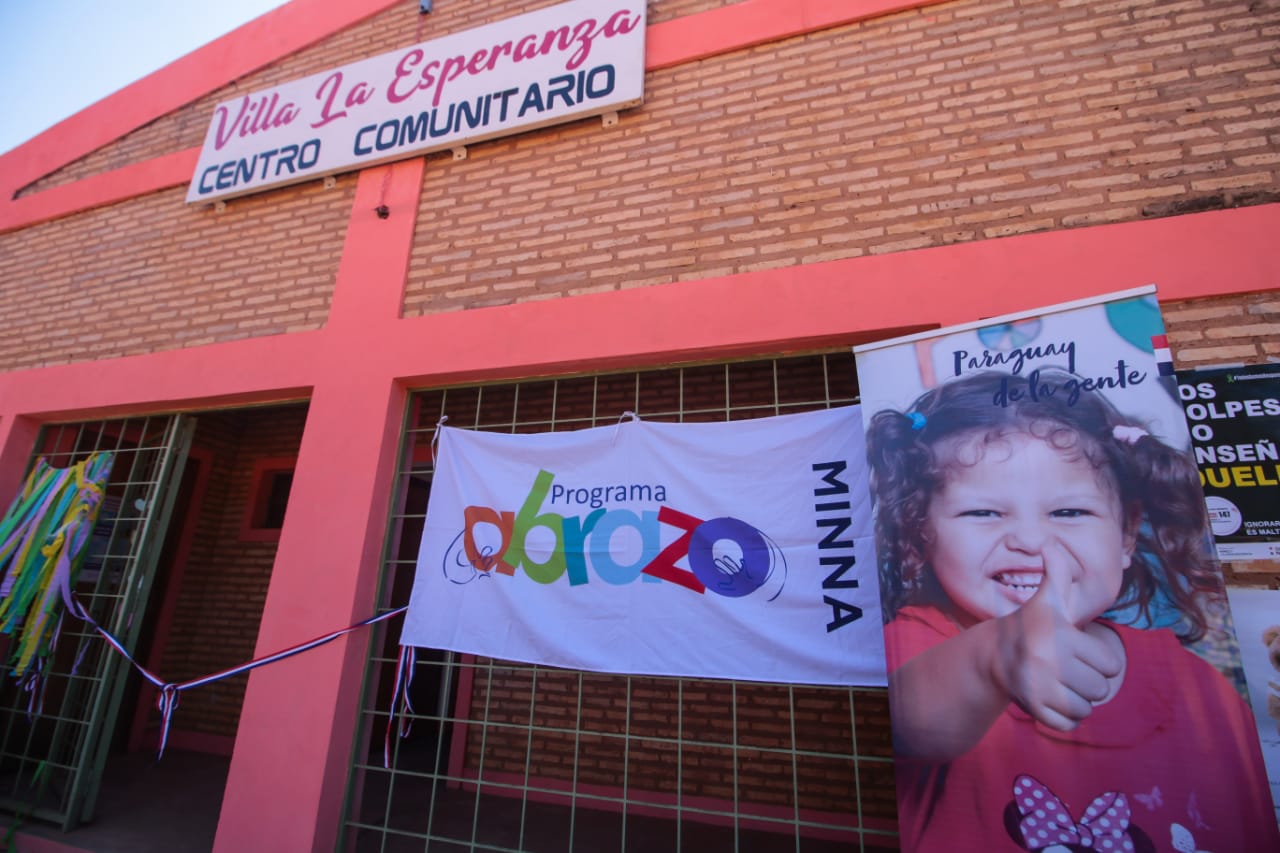 Inauguran nuevo centro del programa Abrazo en Itacurubí del Rosario