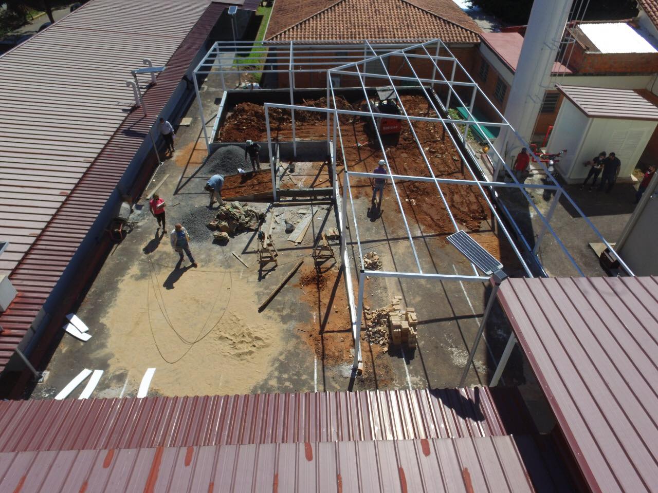 Municipalidad de Lambaré construye nuevo pabellón de contingencia