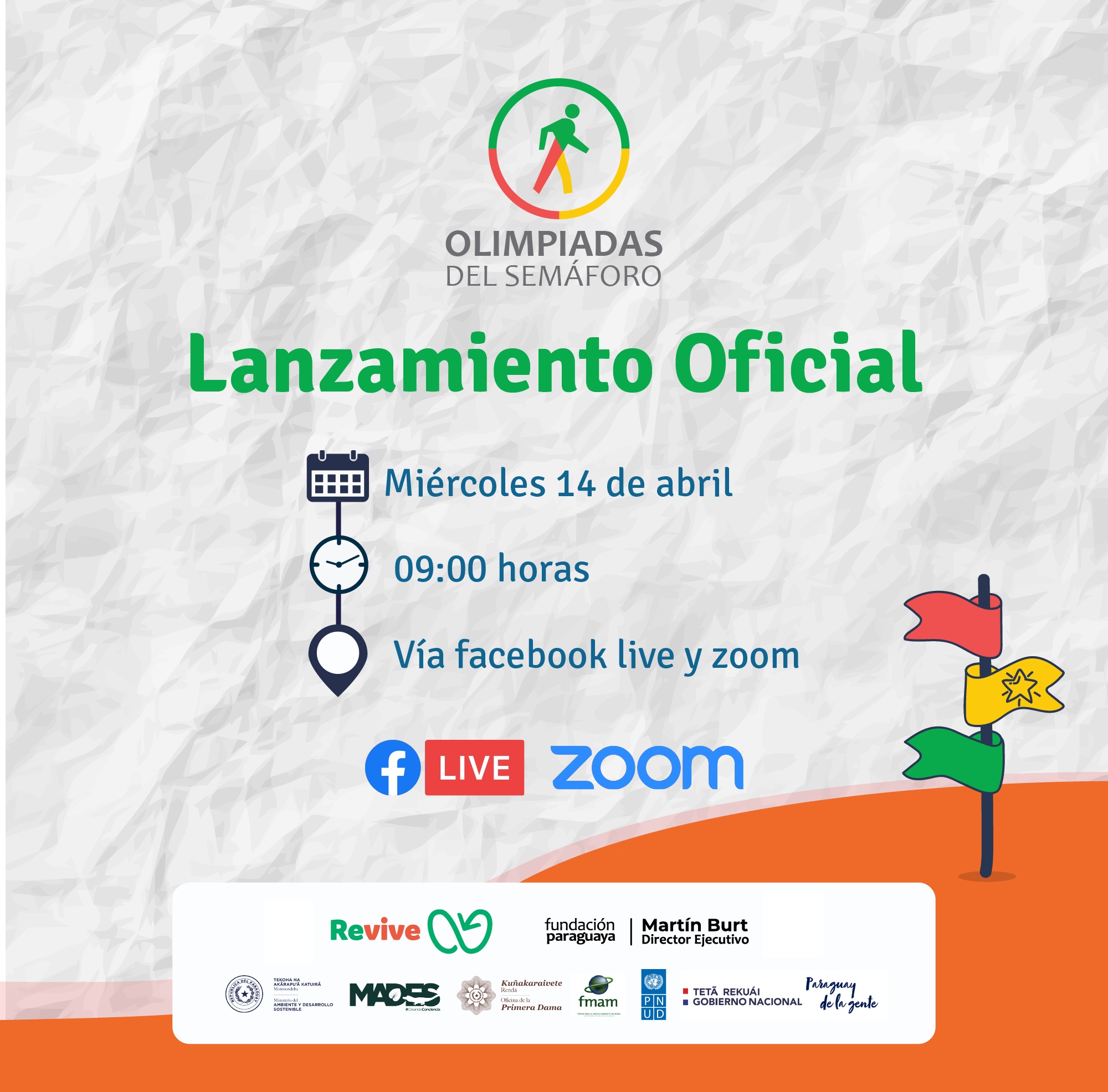 Fundación Paraguaya organiza sus tradicionales “Olimpiadas del Semáforo”