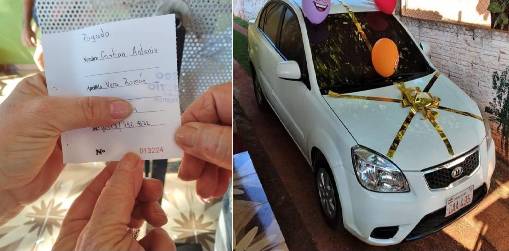 Participó de una rifa para ayudar a una persona con COVID, se ganó un auto y lo devolvió: “Mi intención solo fue colaborar”