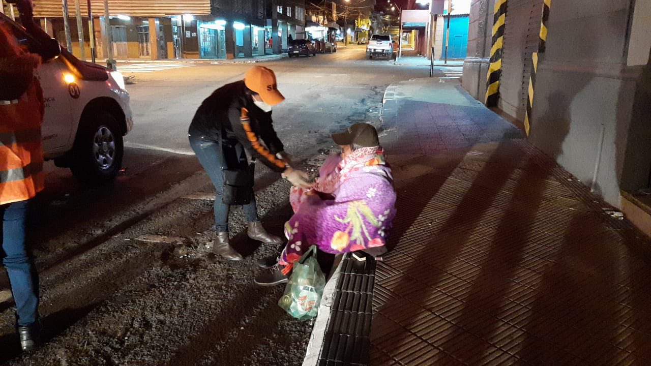 SEN sigue asistiendo a personas en situación de calle atendiendo las bajas temperaturas