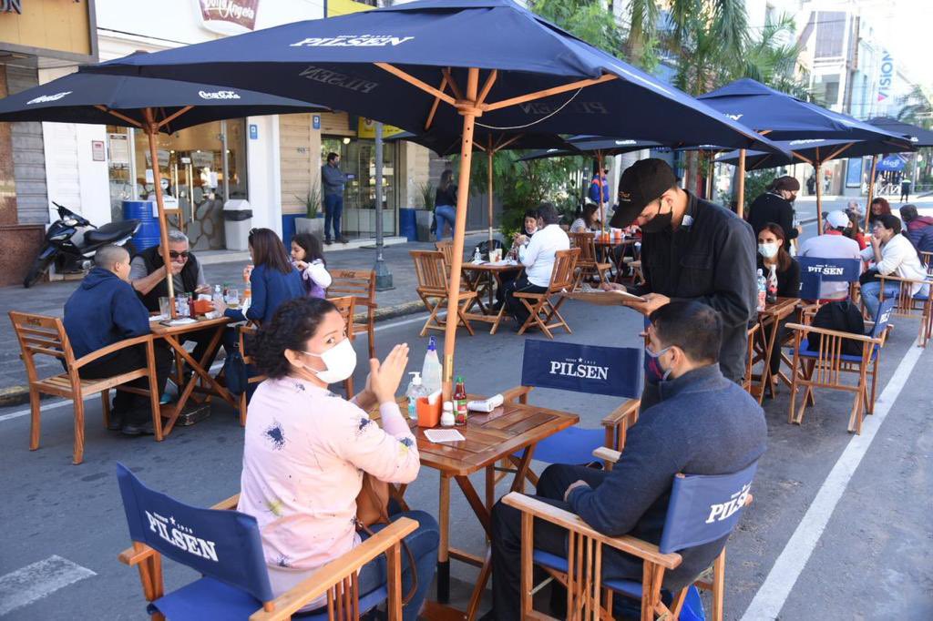 Volverán a habilitar calles peatonales para seguir ayudando a gastronómicos