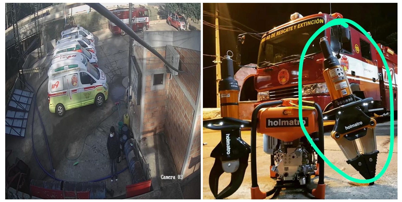 Robaron expansor de cuartel de bomberos de Capiatá
