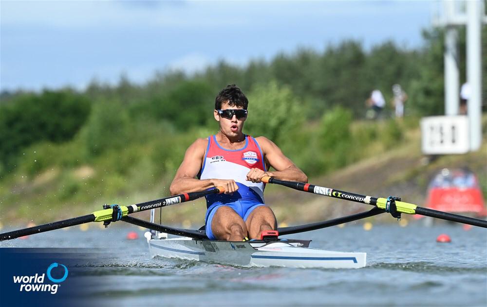 Mundial de remo: El atleta compatriota quiere seguir haciendo historia en la lejana República Checa.