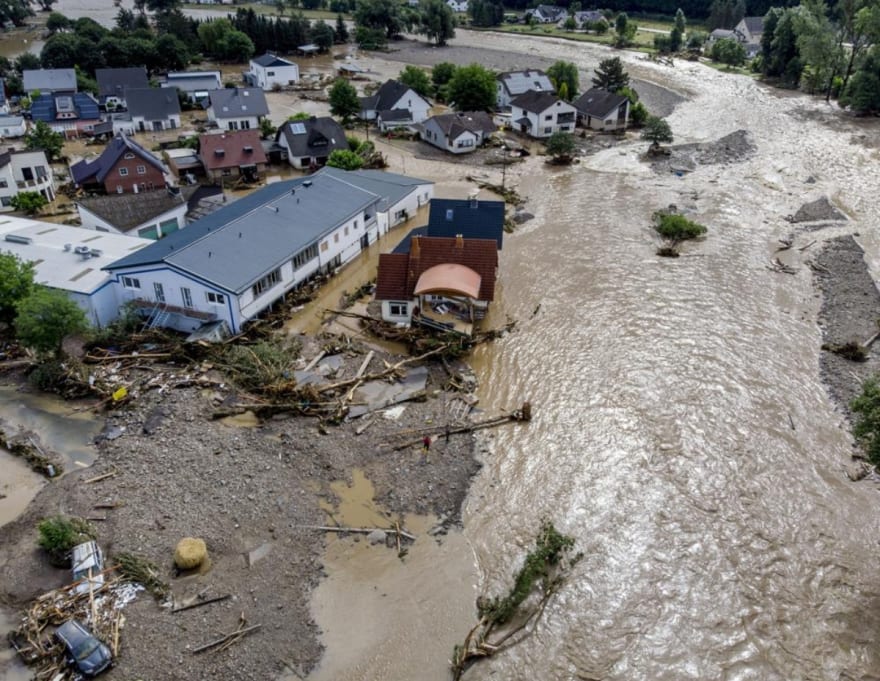 Más de 180 muertos y decenas de desaparecidos tras inundaciones en Europa