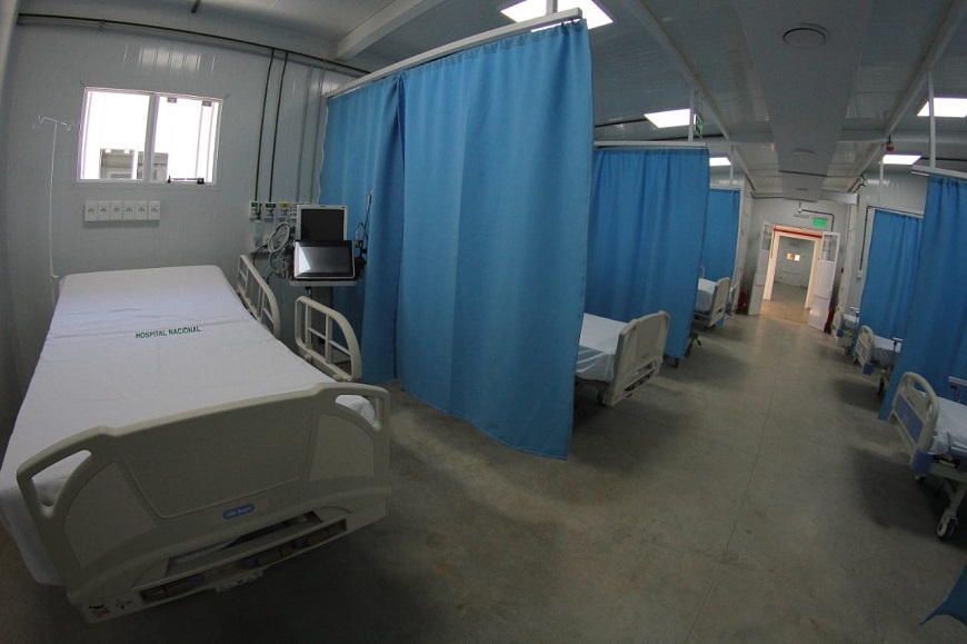 Hospital Nacional de Itauguá registra importante descenso de pacientes por COVID