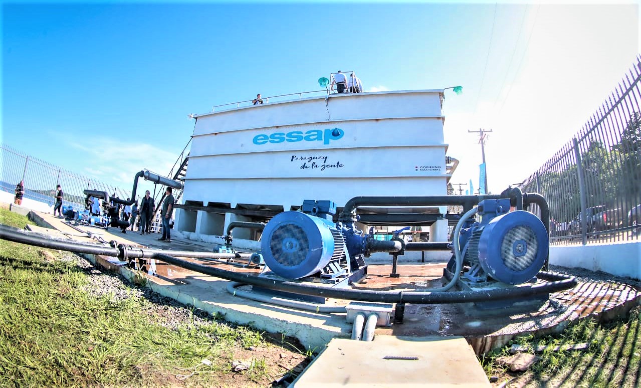 ESSAP continúa trabajos de construcción de plantas de tratamiento de agua