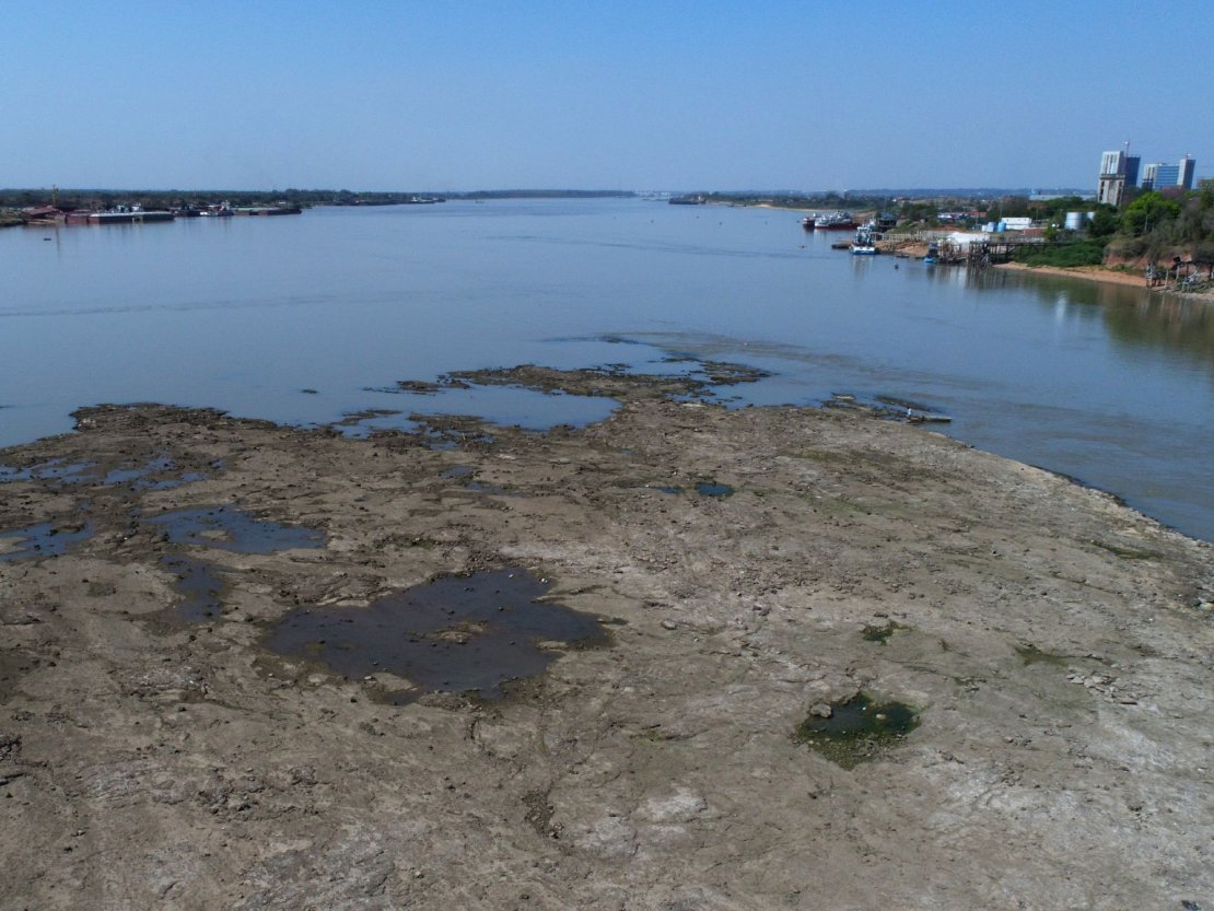 Río Paraguay alcanzaría de nuevo histórico bajo nivel “o incluso peor”, advierten