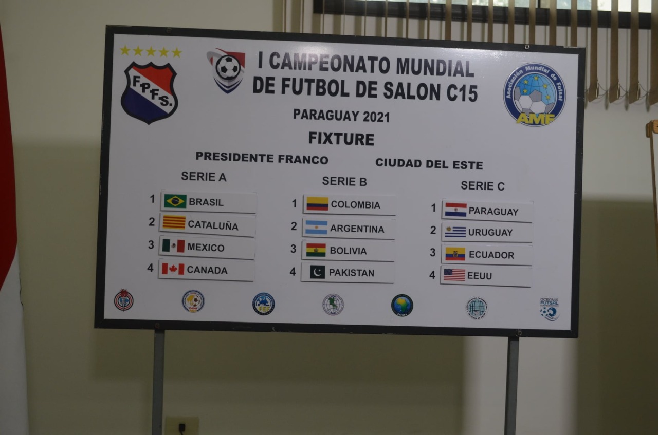 Mundial C15 de fútbol de salón: “Paraguay debutara frente a Ecuador en ciudad de Presidente Franco”