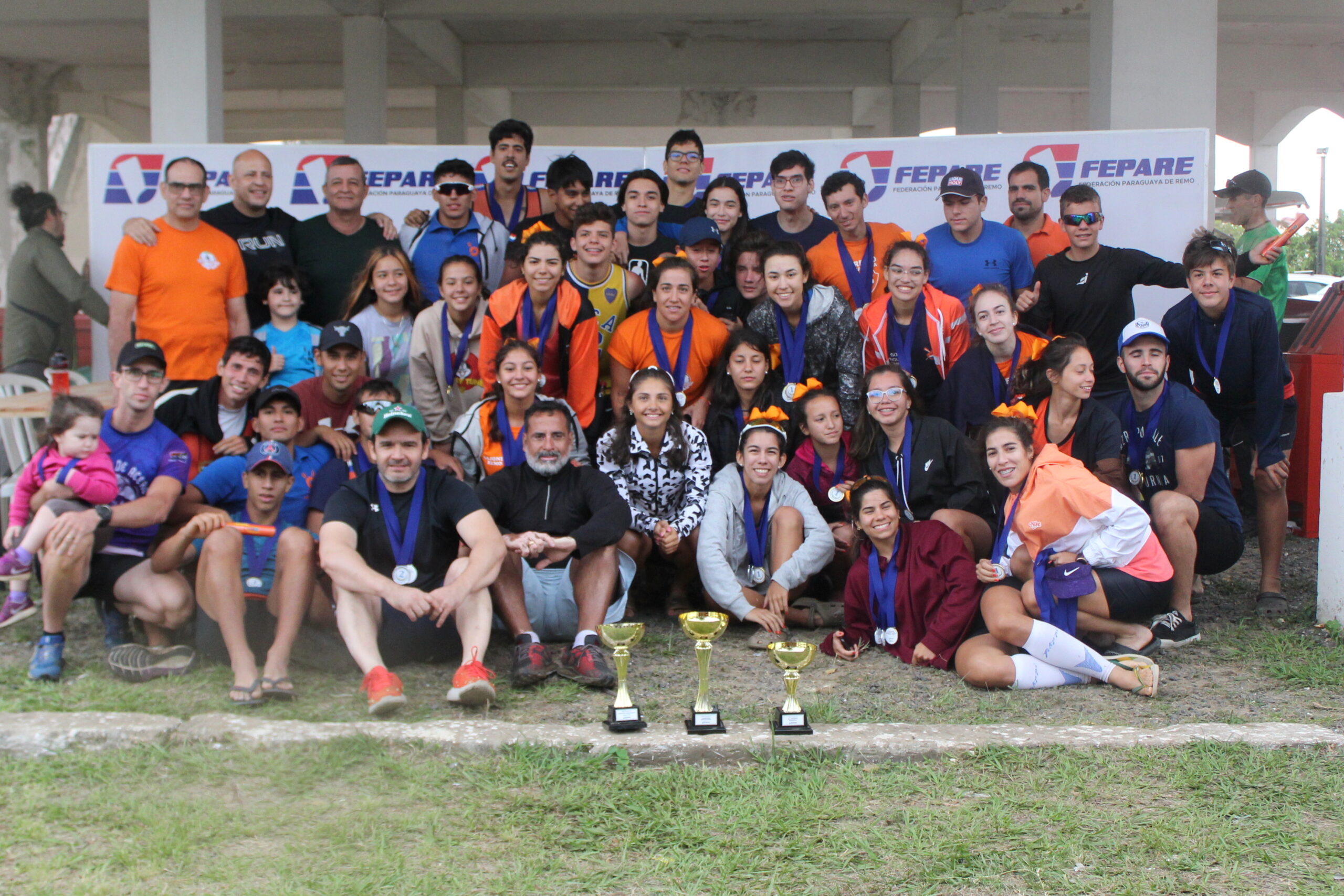 Deportivo Sajonia es el campeón general del Campeonato Paraguayo de Remo 2021