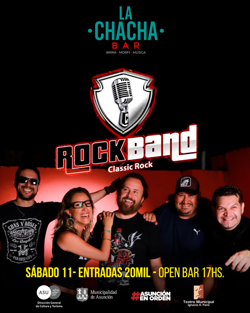 Noche de rock and roll en La Chacha