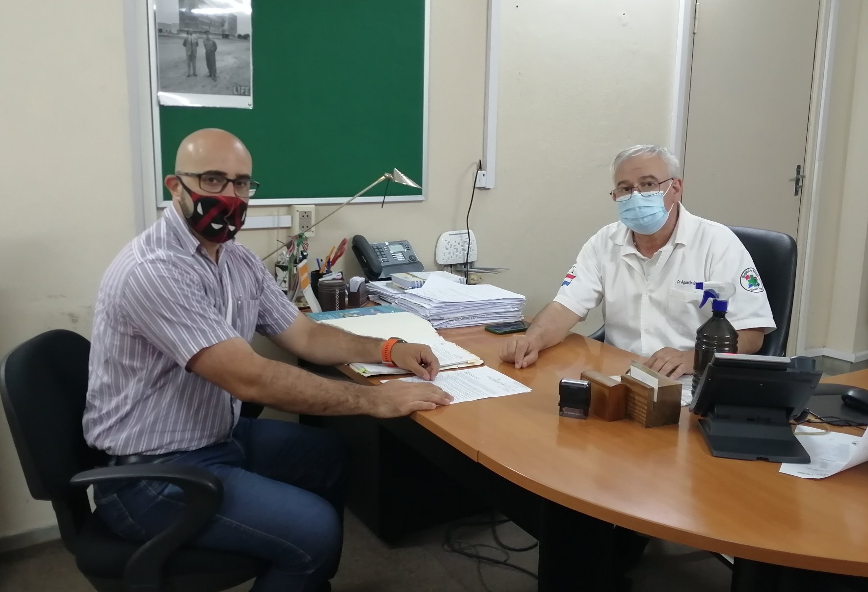 Municipalidad entrega relevo de datos para reacondicionamiento del Hospital de Trauma