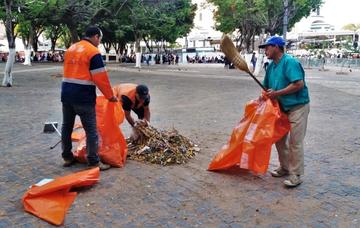 SEN se aboca a trabajos de limpieza en Operativo Caacupé
