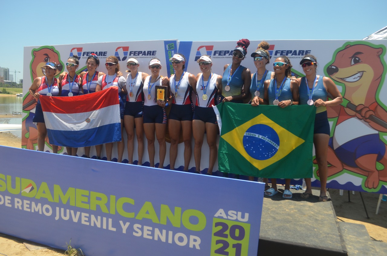 Paraguay cierra con histórica cosecha de medallas el Suda de remo que se desarrolló en la Costanera de Asunción