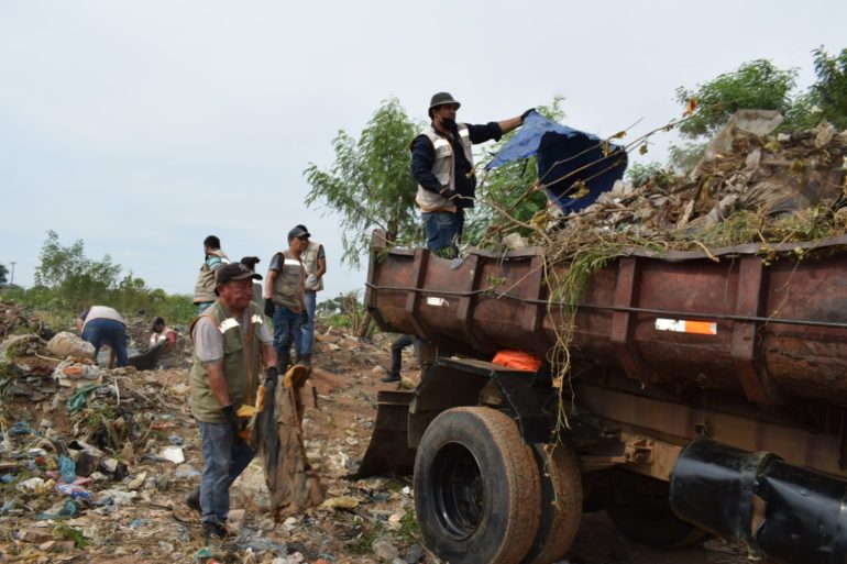 Retiran 58 toneladas de basura del Arroyo Morotĩ tras trabajo de limpieza