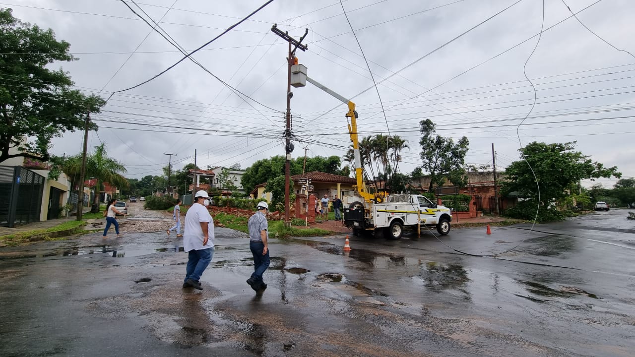 Temporal dejó 24 Líneas de Media Tensión fuera de servicio