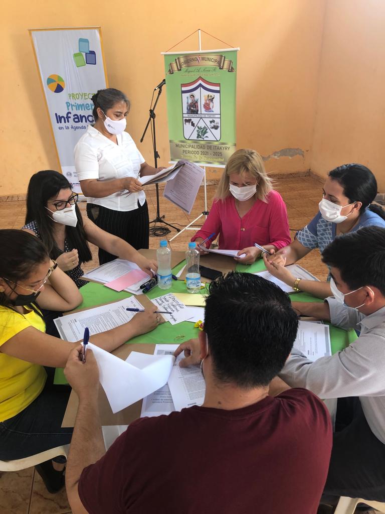 Itakyry avanza en la elaboración de Plan Municipal de Niñez durante taller de diagnóstico