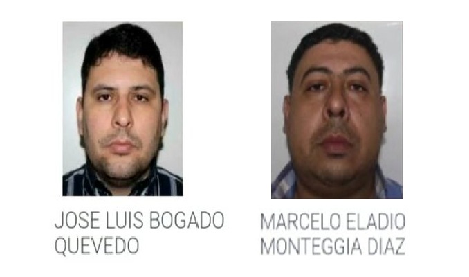Avanzan procesos de extradiciones de Bogado Quevedo y Monteggia