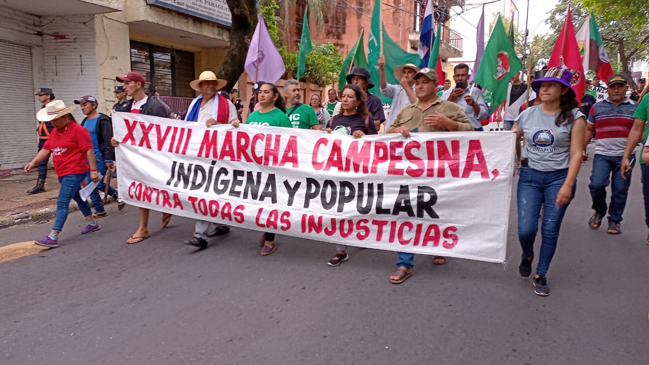 Comenzó la 28ª Marcha Campesina