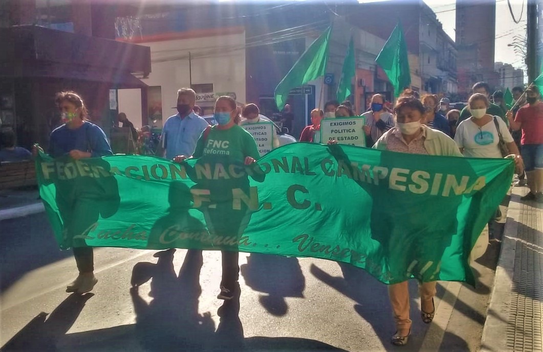 Campesinos anuncian movilización para el 9 de marzo