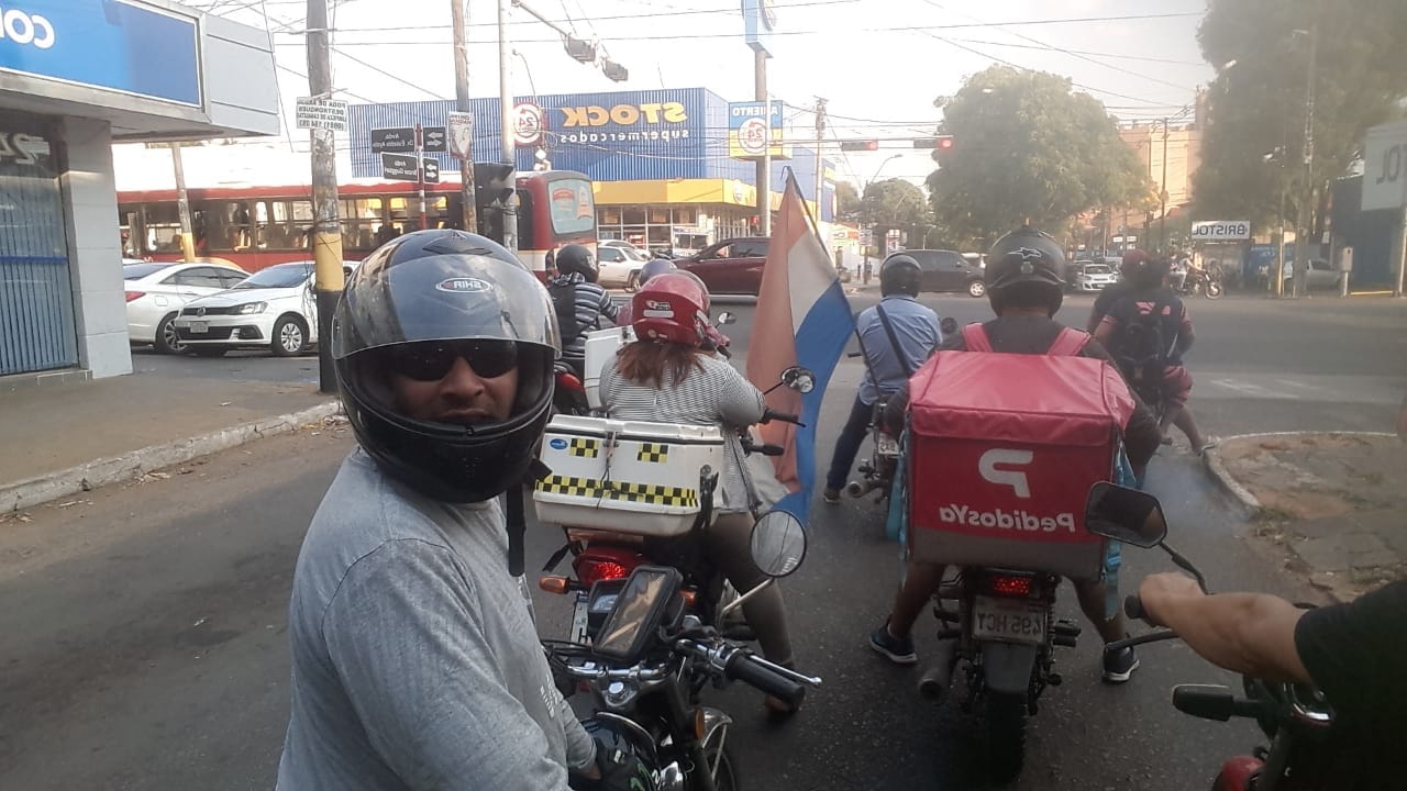 Sindicato de trabajadores delivery en moto anuncian movilización