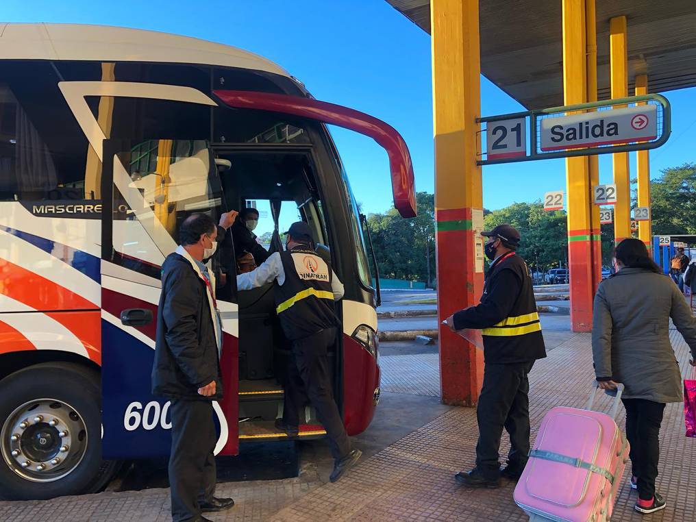 DINATRAN controla que empresas de transporte no sobrecarguen costos de pasajes al interior