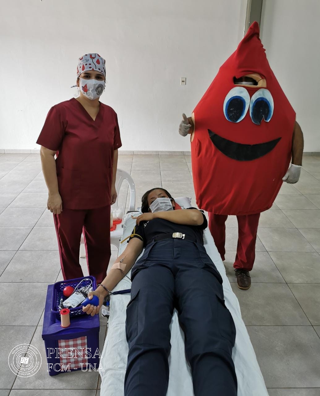 Hemocentro del Hospital de Clínicas impulsa a la donación de sangre extramuros