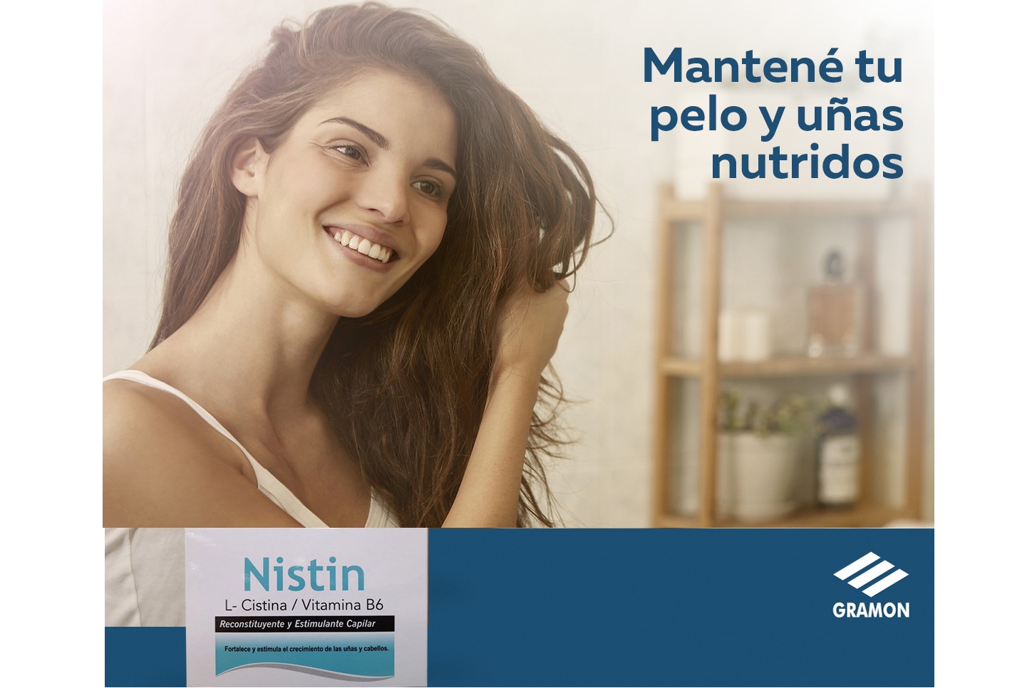 Gramon lanza Nistin, reconstituyente y estimulante capilar