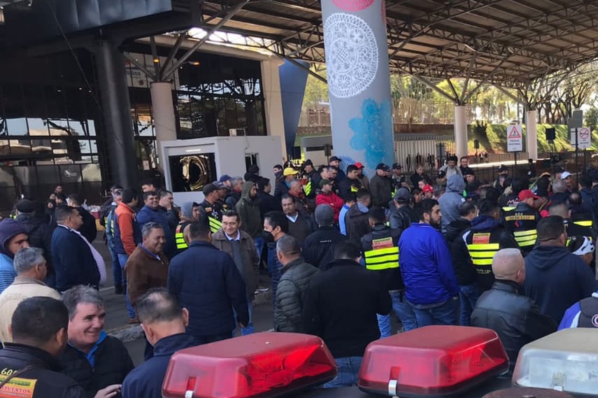 Movilizaciones en Ciudad del Este tras fallecimiento de motociclista en Puente de la Amistad