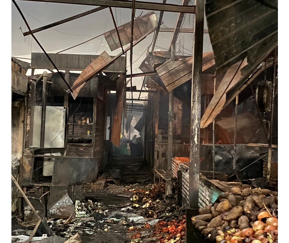 Incendio en Mercado 4: “Necesitamos que la autoridad castigue”