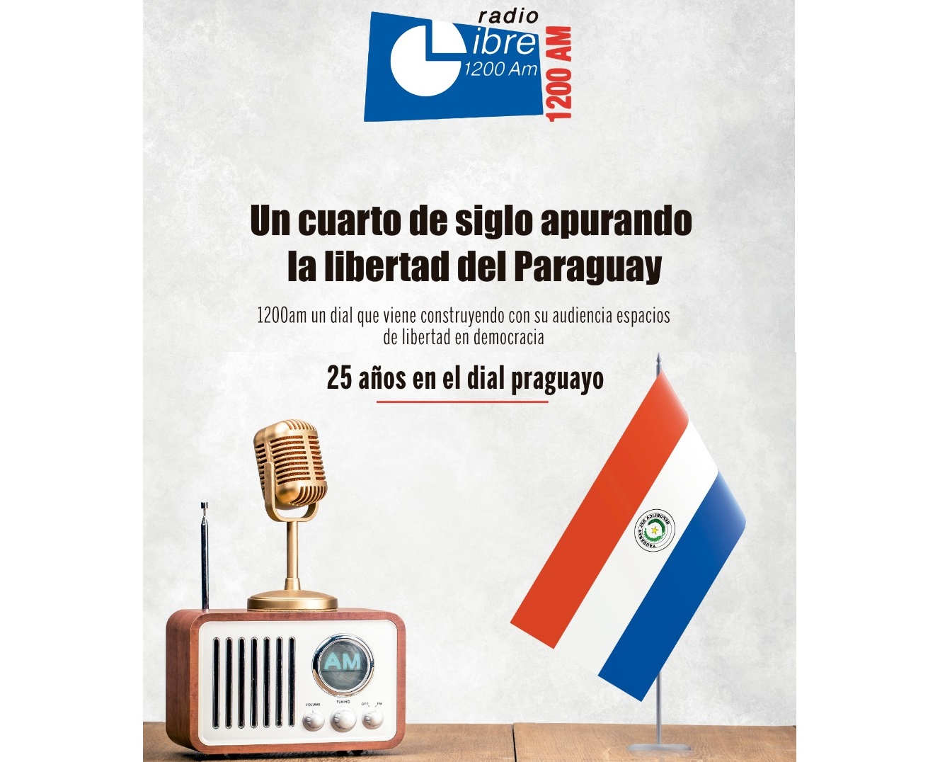 Radio Libre celebra 25 años pregonando fortalecer la democracia y la libertad