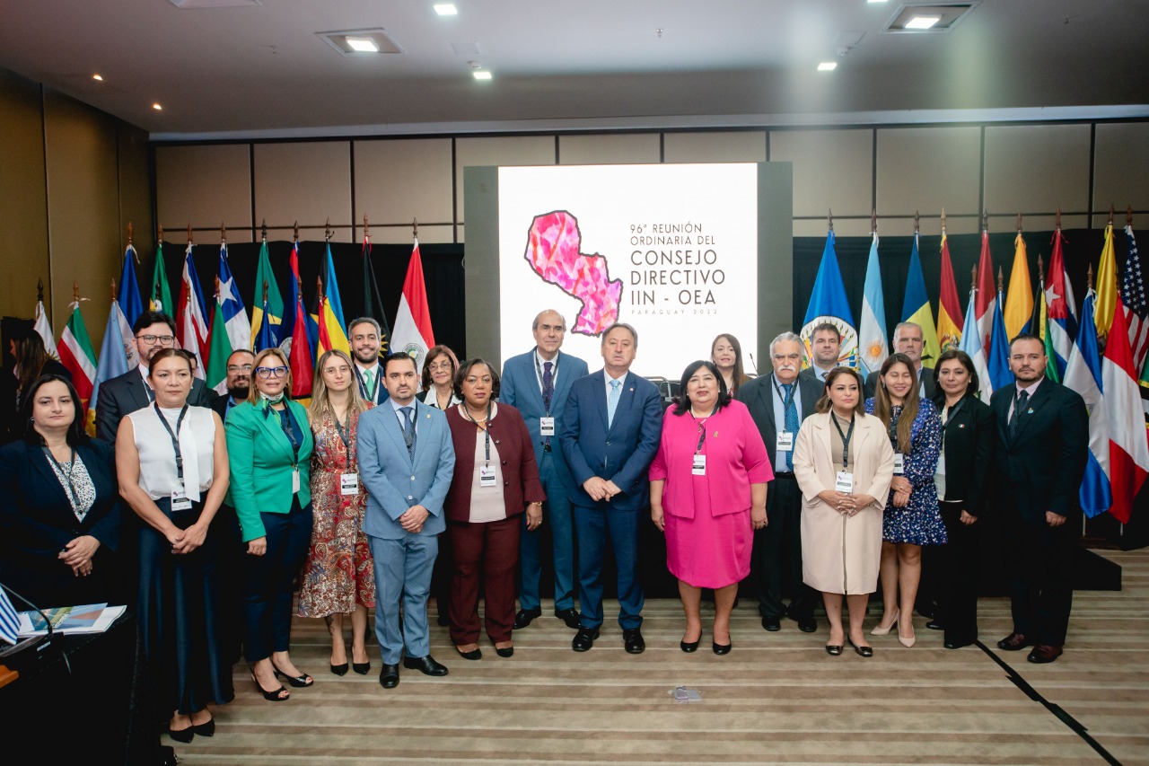 La 96.ª reunión del Consejo Directivo del Instituto Interamericano del Niño, la Niña y Adolescentes de la OEA se lleva a cabo en Asunción
