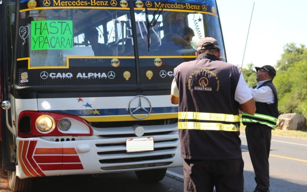 Caacupé: DINATRAN también ejercerá controles específicos sobre buses “no convencionales”