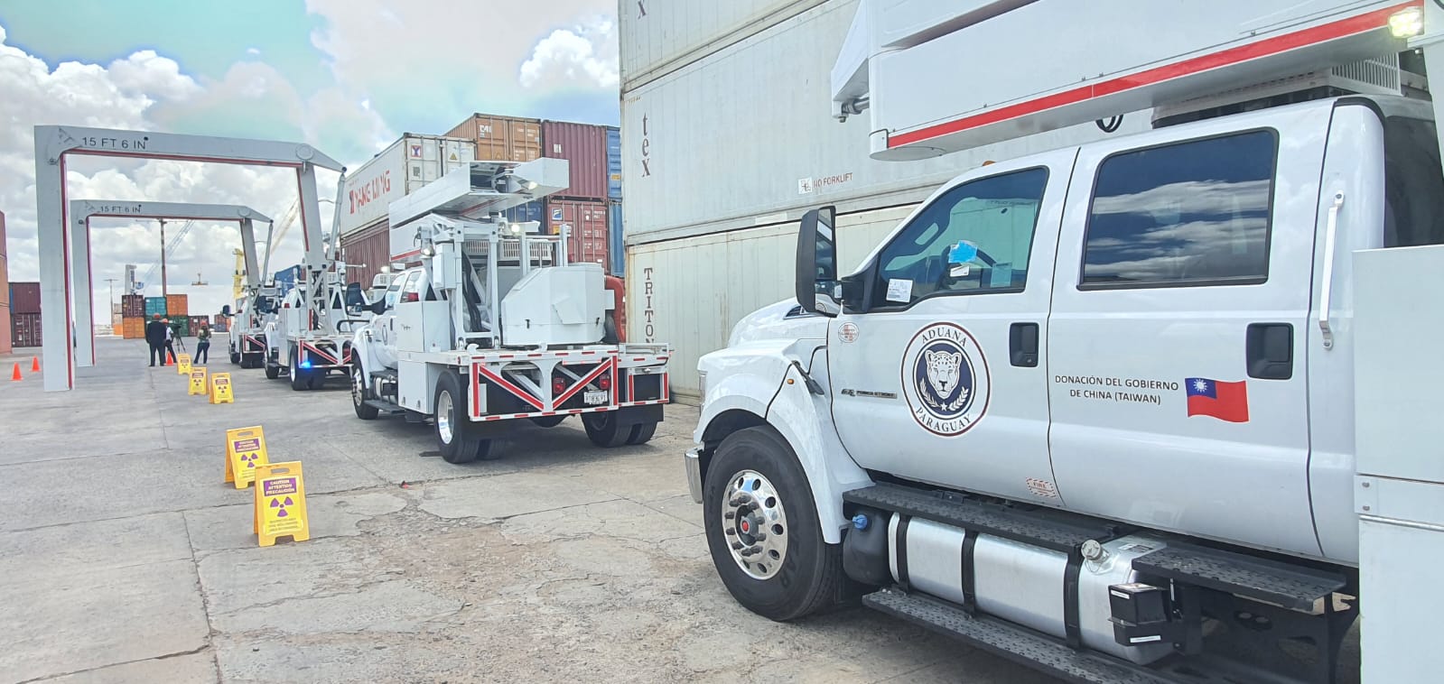 Aduanas recibe cuatro nuevos escáneres para controlar cargas que van a Europa