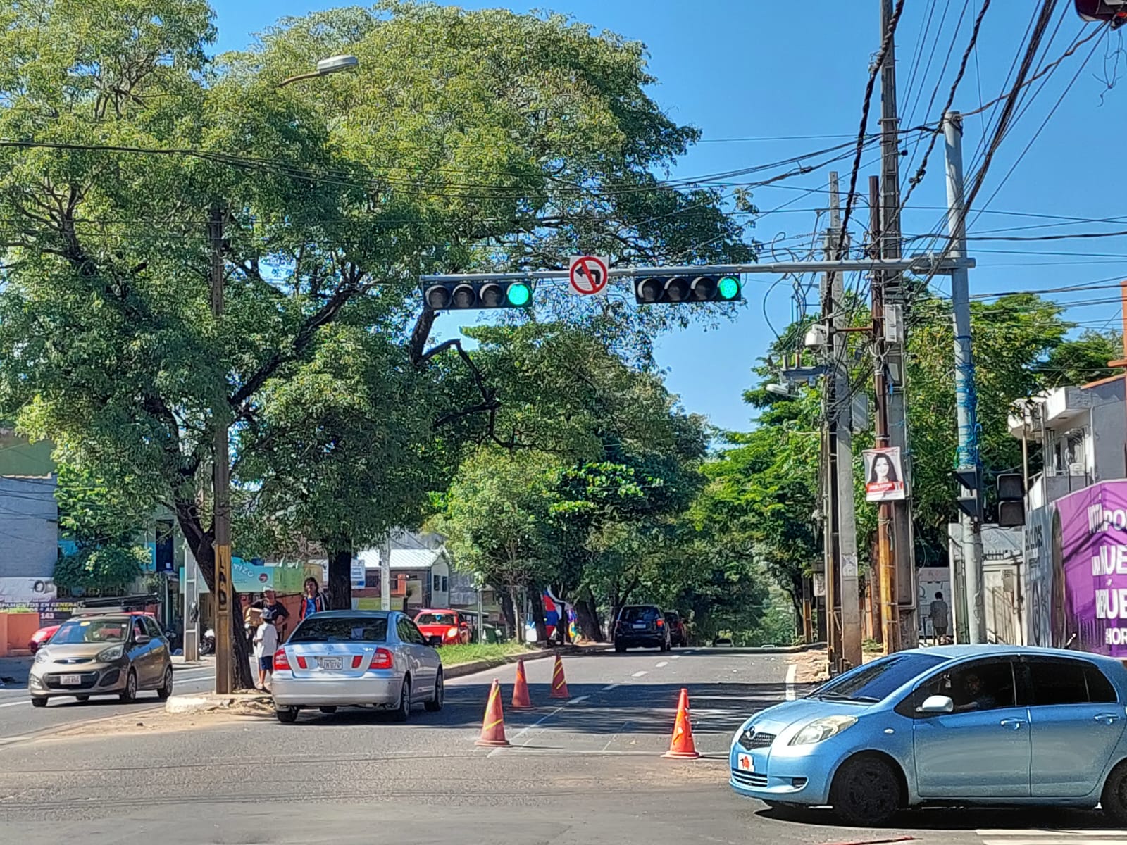 Municipalidad de Asunción elimina dos giros a la izquierda desde este lunes