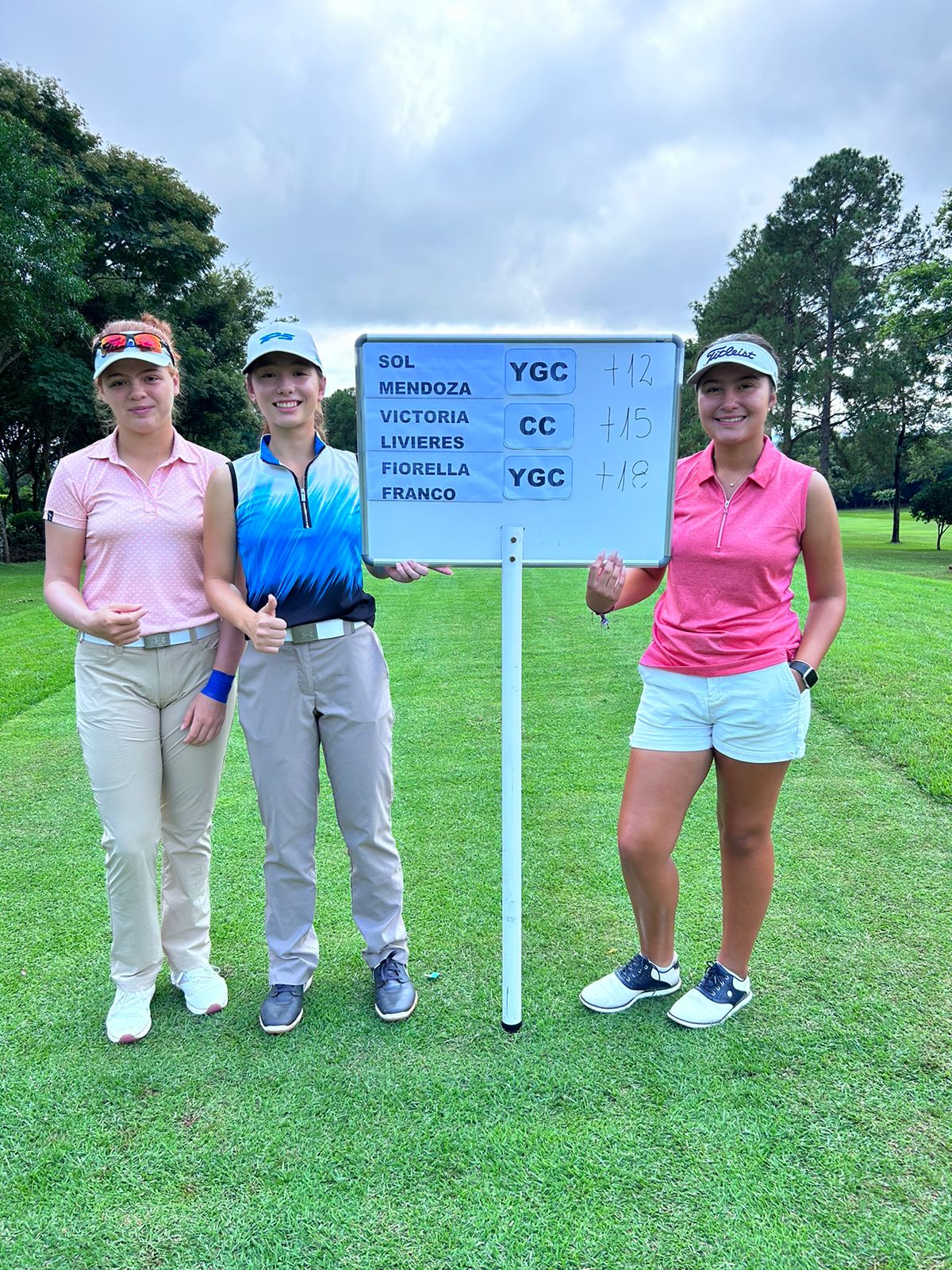 Franco Fernández, Sol Mendoza y Antonio Arriola fueron los ganadores de la tercera fecha del Circuito Nacional de Golf amateur y profesional