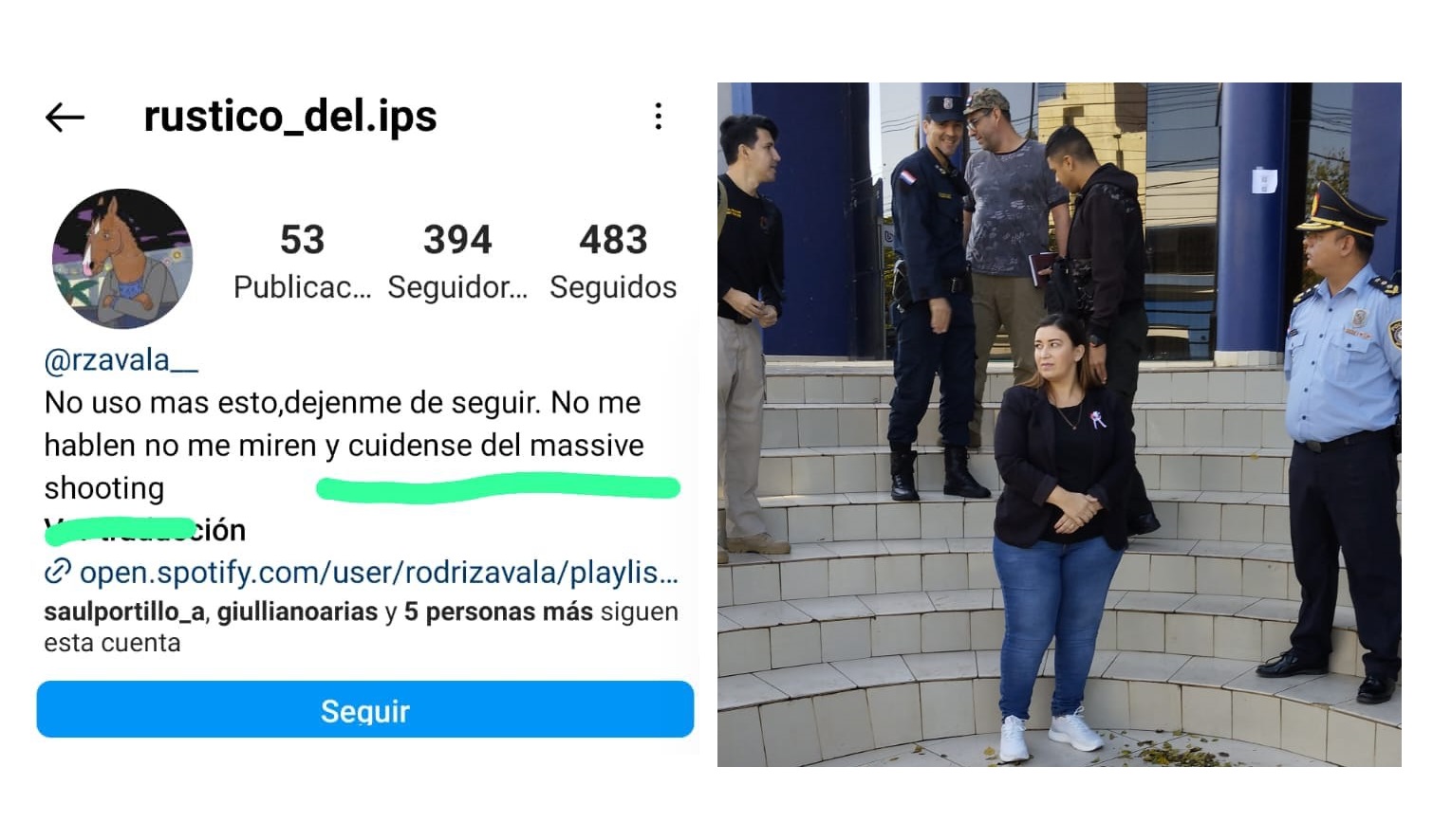 Policías rastrean universidad privada tras amenaza de tiroteo