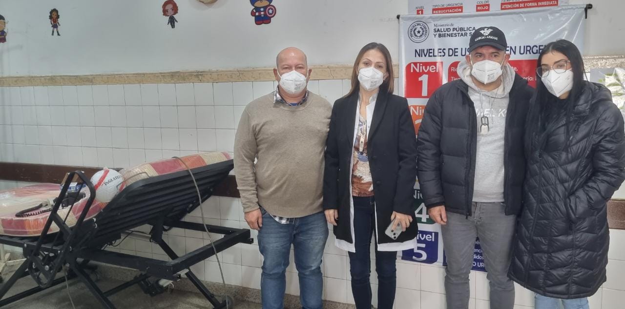 Compatriota donó camas de terapia intensiva al Hospital de Calle’i San Lorenzo como agradecimiento a la vida