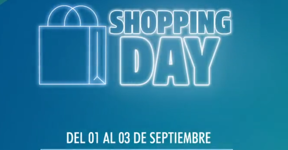 Llega la gran fiesta del “Shopping Day” del 1 al 3 de septiembre
