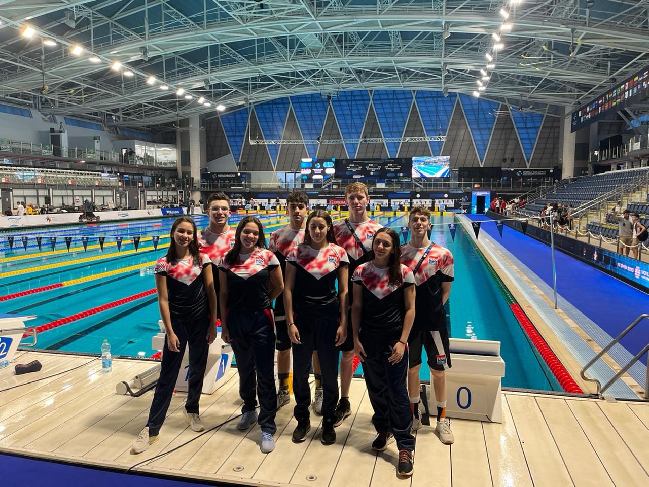 Destacada participación de Paraguay en la primera jornada del Mundial Junior de Natación en Israel