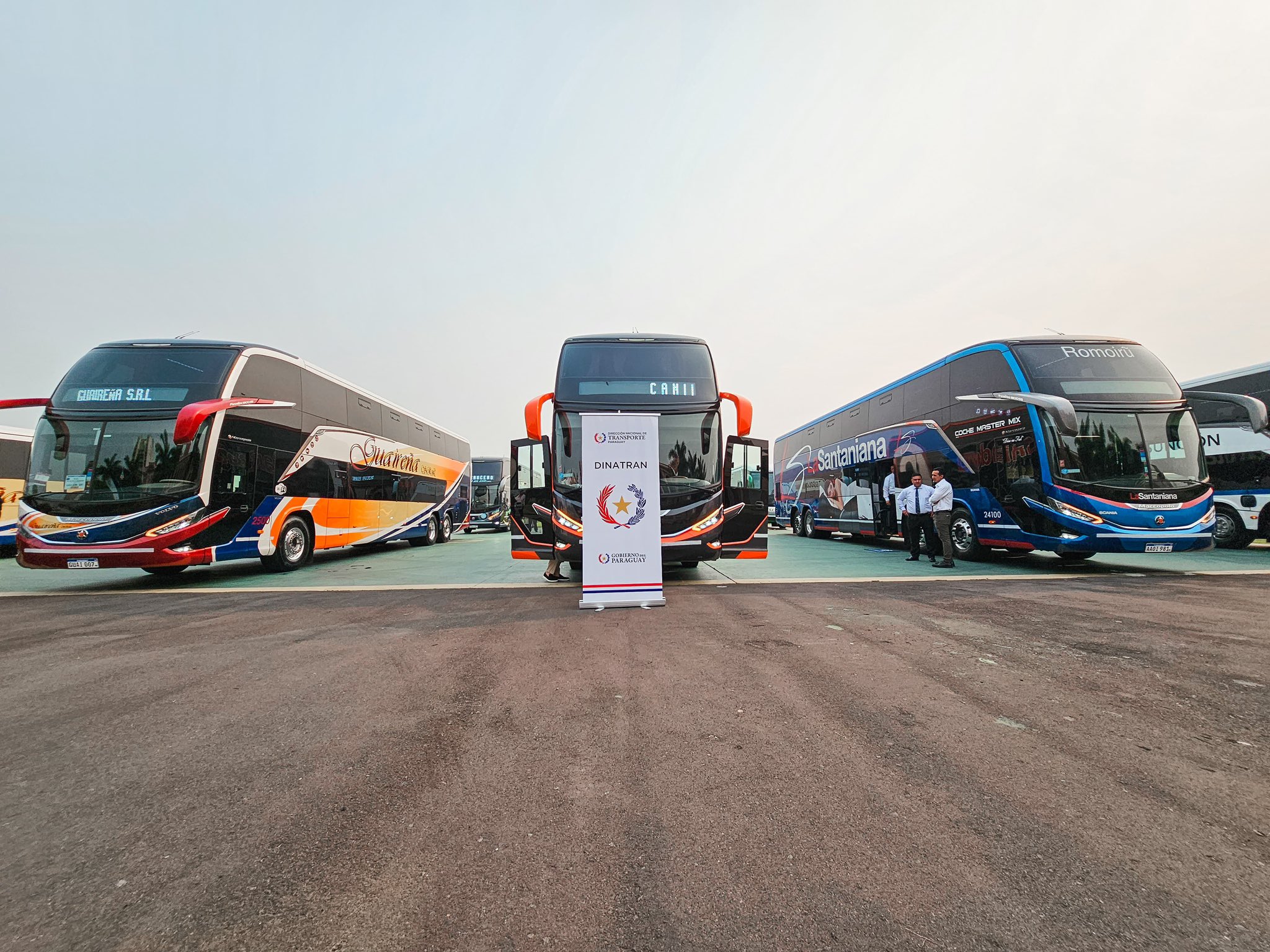 Dinatran invierte USD 12.2 millones en 46 buses