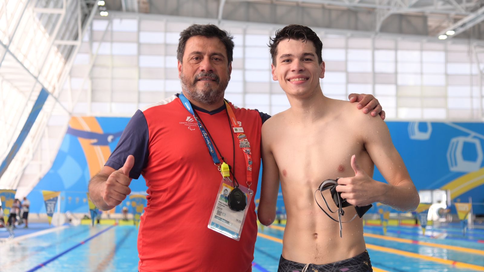 El paranadador paraguayo Rodrigo Hermosa quedó entre los 8 mejores del Parapanamericano