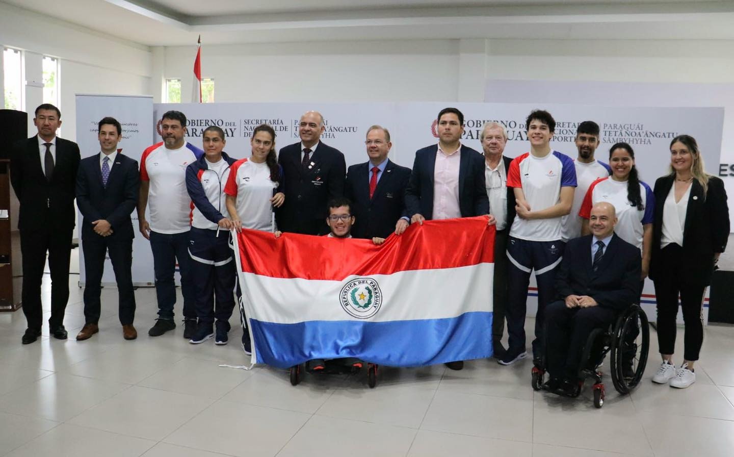 Parapanamericanos: Este jueves se realizó el abanderamiento y la despedida del Team Paraguay