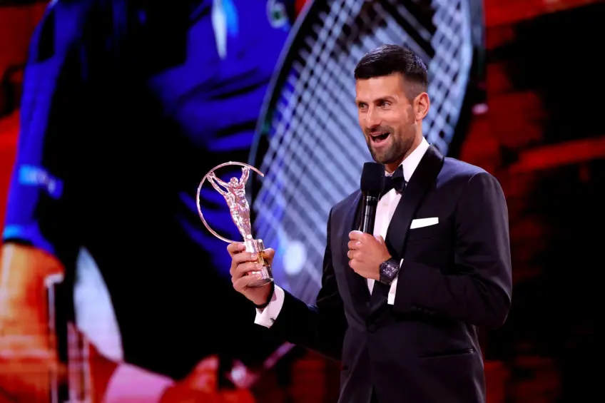 Djokovic recibió el premio al deportista del año